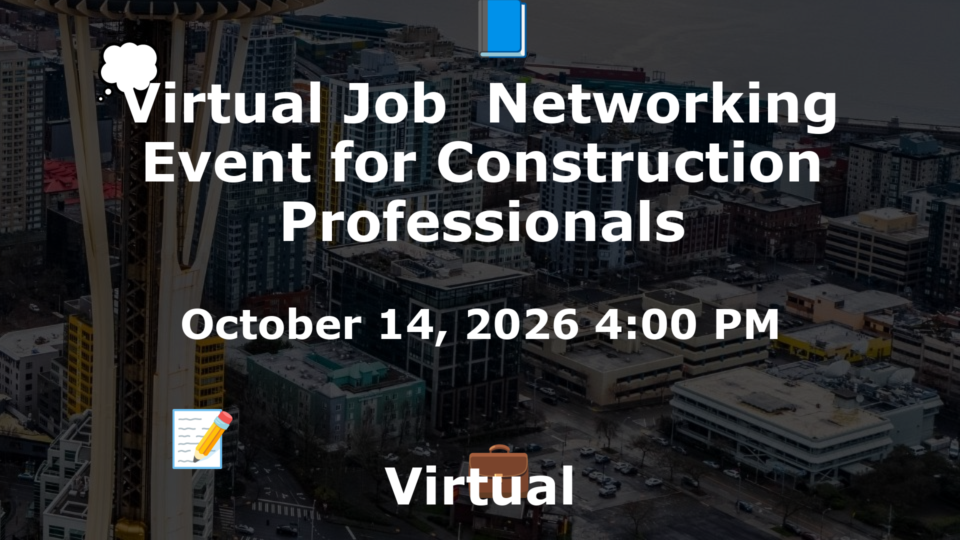 Virtual Job  Networking Event for Construction Professionals event image